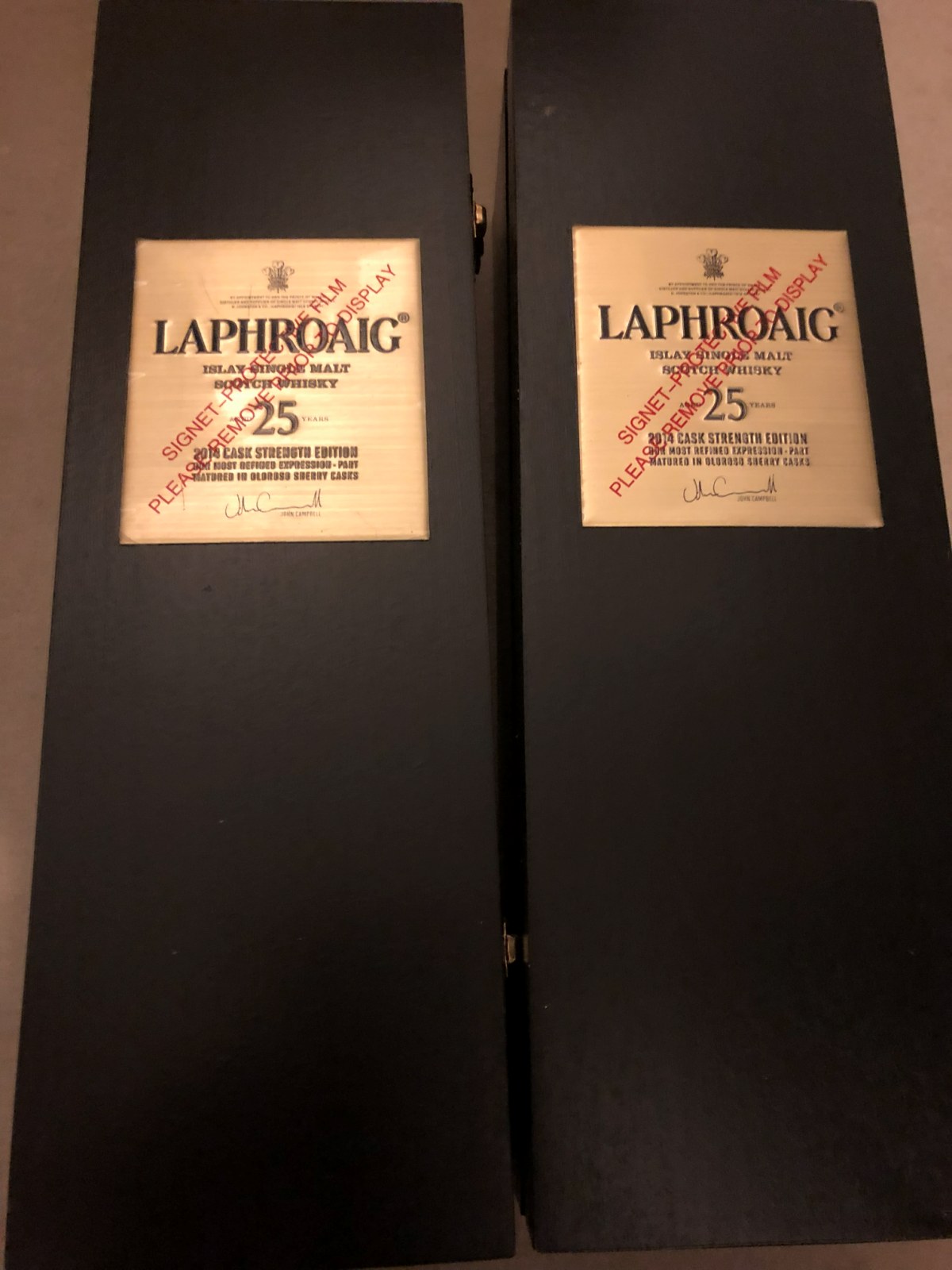 Laphroaig 25 Jahre 2014 Cask Strength